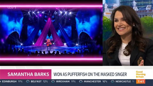Samantha Barks discusses appearance on The Masked Singer