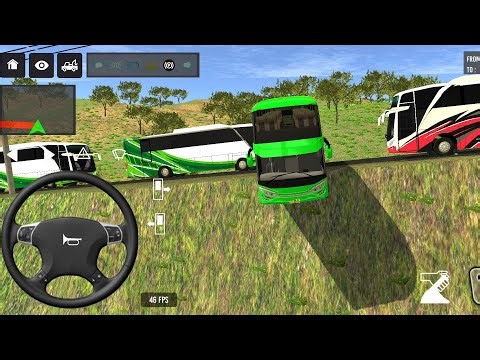 Euro Bus Driving Game Public Transportation 2024 - Indonesia Bus Simulator Android Gameplay #1914