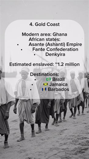 Where Enslaved Africans Were Taken From — And Where They Were Sent