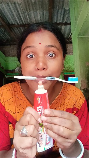 How to use toothpaste😅😆☹️#406