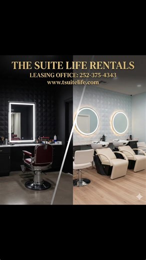 We have 3 move in ready large shareable suites with 12ft ceiling. Each suite has a window units, on-site laundry, smart 42” television installed in each suite, 24hr access, internet/wi-fi, shampoo bowls/hand sink, stylist/barber/nail chair included with each suite. Secure your suite today🔑#followme #barber @Russell Shaw #fyp #entrepreneur #lifestyle