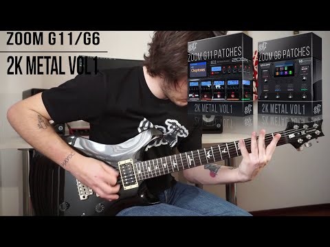 Zoom G11 / G6 Patches | 2K Metal vol1 | Medley Demo (Alterbridge, KSE, A7X)