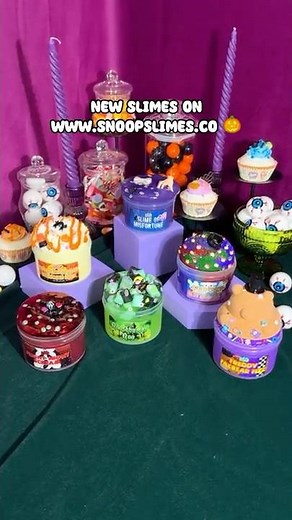👻 JUST RESTOCKED ft. 6 NEW Halloween Movie Night Slimes 🎬🩸Shop now at www.snoopslimes.co 🕸️🎃