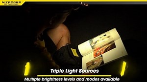 Nitecore NU33 Stirnlampe 700 Lumen USB C wiederaufladbare Stirnlampe mit rotem Licht