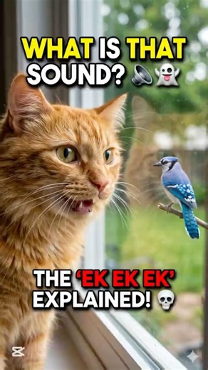 Why Your Cat Goes "EK EK EK" at Birds 🐦🙀 #catbehavior #catchattering #funnycats