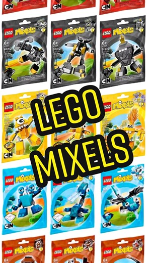LEGO Mixels #lego #legod #legos #fyp #coleccion #mixels #minifiguras #minifiguraslego #minifigures #curiosidades