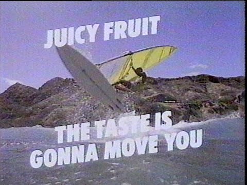 Classic 80s Juicy Fruit Commercial (Jingle)