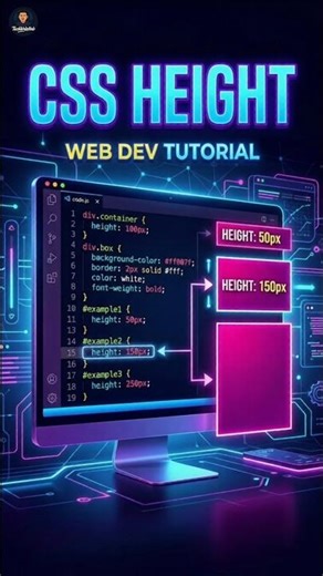 CSS Height Property Explained | Height in CSS Tutorial | #viral #trending #funny #shorts #ytshorts