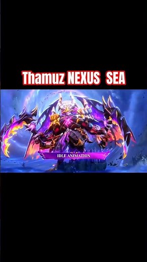 Thamuz The Annihilator Idle Animation | Nexus Sea Legend Skin | Mobile Legends