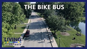42K views · 936 reactions | The Bike Bus offers an alternative commute to Edwardsville elementary and middle school students three times a year in May and September. The ride not only helps kids get their energy out before the school day begins, it also fosters community and an appreciation for cycling. | via Living St. Louis | Nine PBS | Facebook