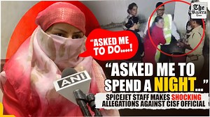 “Asked me to spend a night…” SpiceJet staff makes shocking allegations against CISF official #cisf #JaipurAirport #ViralVideos #Rajasthan #spicejetflight #allegations #newsupdate #thesaveratimes | The Savera Times | Facebook