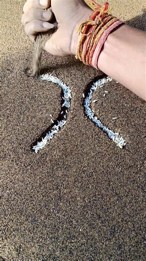 🌱 Beautiful Seed Art ‘x’ 🌿 | DIY Nature Alphabet design #viral#trendingreels