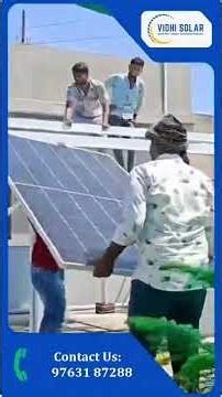 On Grid Solar System Installation