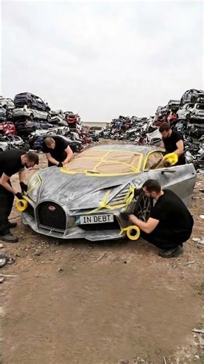 Junkyard Car Turns Into Bugatti Veyron 😱 Insane Transformation