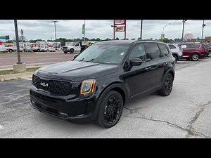 2022 KIA Telluride SX Prestige Nightfall in Ebony Black / Black Walkaround and Feature Tutorial
