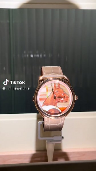 Hermès watches at Watches and Wonders. 🧡 #hermes #luxury #highjewelry #gold #fashion #jewelry #paris #geneve #watch #iconic #fyp #hermesbirkin #hermeswatch