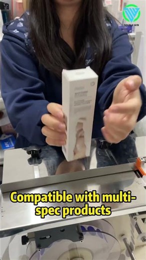 This labeling machine can increase your efficiency a hundred times. #smallbusiness #production #