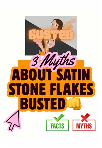 3 myths about satin stone flakes — busted! 👀✨ Beautiful, practical, and easy to maintain. #HomeRenovation #SatinStoneFlakes #BathroomUpgrade #Epoxy #MythBusting