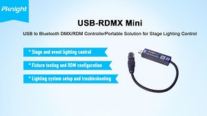 Pknight USB DMX/RDM Controller, Bluetooth DMX Address Setting Mobile App Control, Stage Light Tool for Android Only - Walmart.com