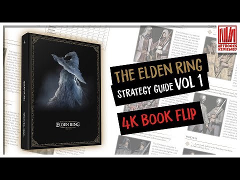 Elden Ring Vol 1 Strategy Game Guide Book Flip | 4K #eldenring #walkthrough #strategyguide