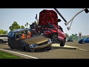 BeamNG Drive - Dangerous Driving and Accidents #18