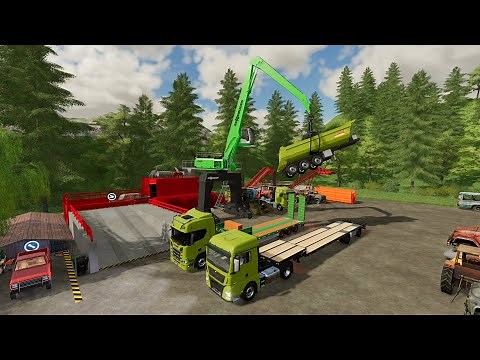 LS22 - Ab in den Schredder damit - Map Angeliter Land #21 in 4K - FS22