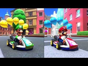 Mario Kart 8 Deluxe (Mods) New Courses – Battle 2 Players Gameplay Multiplayer
