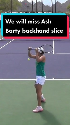 Capturing Ash Barty's Signature Backhand Slice