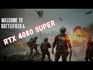 RTX 4080 Super Batlefield 6 High Settings at 4K