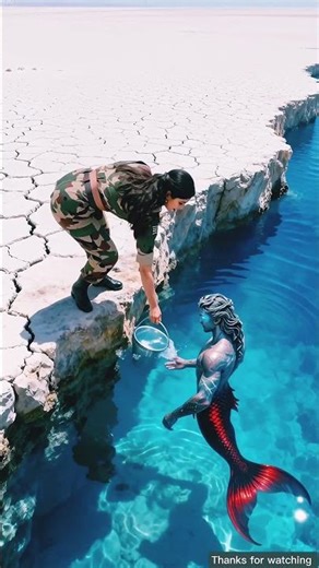 🔥 The Soldier, The Water Fairy, and the Lost Tree #ai #aivideo #army#save #shorts