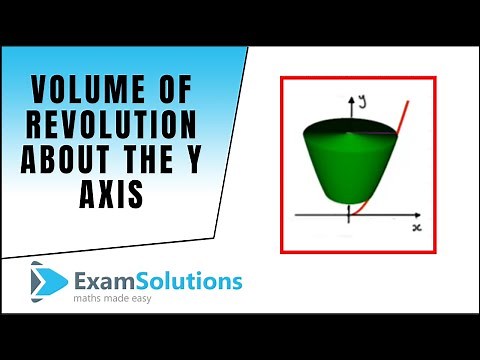 Volume of Revolution about the y-axis (1) : ExamSolutions Maths Revision