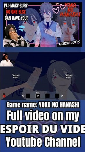 Yoko No Hanashi Yandere chase game on STEAM 1