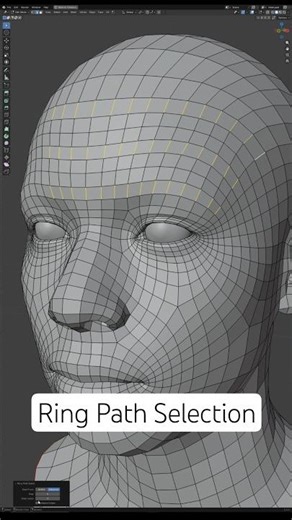New edge selection for Blender 5.1 #geometrynodes #b3d #3dart
