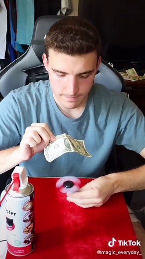 How To Make A Dollar Levitate!! #magic #behindthescenes