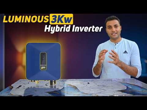 Luminous 3kw Hybrid Solar Inverter | Best Hybrid Inverter For Home | Best Solar inverter For Home