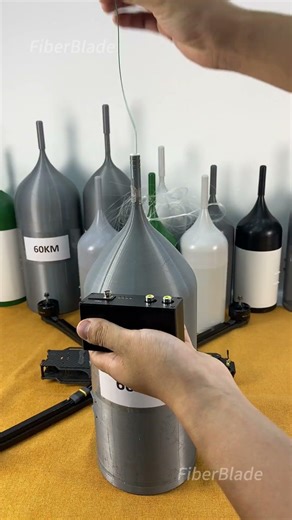 With this, drones won't be disturbed by electronic devices #fpv #Fiber optic drone #uav