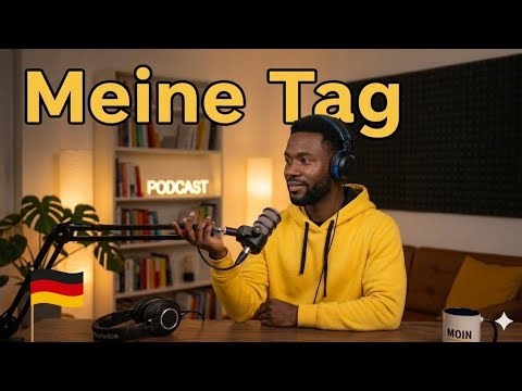تعلم الألمانية من خلال الاستماع 🎧 | يوم كامل بالألمانية للمبتدئين (A1–A2)