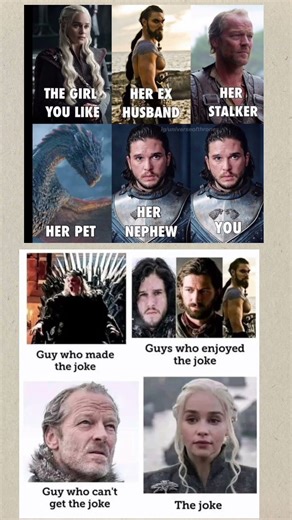 When You Like Her… But Winterfell Likes You Back | Savage Thrones Meme#shorts #meme #gameofthrones