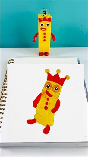 NUMBERBLOCKS! DIY How to Draw and Color Numberblock Three