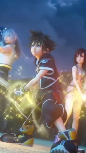 Epic Kingdom Hearts 3 CapCut Video Featuring Sora, Rikku, and Kairi
