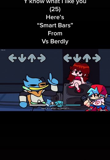 Vs Berdly Smart Bars Mod for Friday Night Funkin and Delta Rune Chapter 2