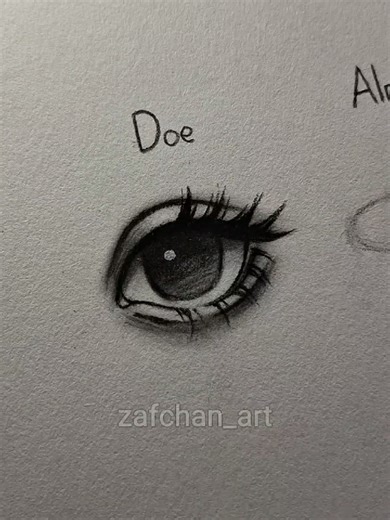 How to Draw Almond Eyes Step by Step