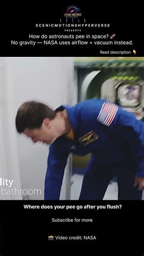How Astronauts Pee in Space 🚀 | Zero Gravity Bathroom Explained