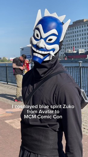 (Fake swords) I made Zuko’s Blue Spirit outfit from Avatar The Last Airbender for MCM Comic Con in London #avatarthelastairbender #avatarthelastairbendercosplay #atla #avatar #zuko #zukocosplay #mcmcomiccon #mcmlondon