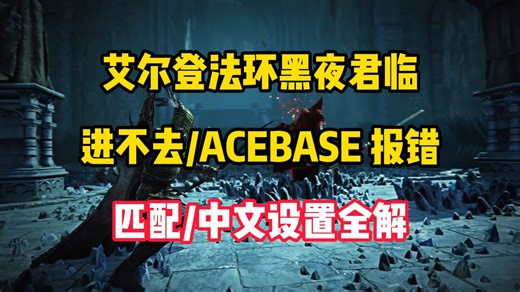 艾尔登法环黑夜君临进不去   ACEBASE 报错，匹配   中文设置全解