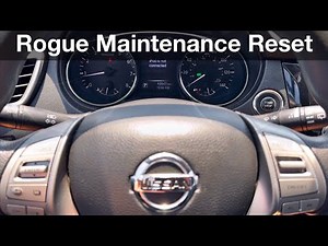 2014 - 2020 Nissan Rogue How to Reset Maintenance Reminder / Oil life indicator