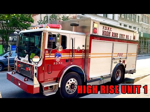 🌟 FLEET FRIDAY 🌟 FDNY HIGH RISE UNIT 1 - VENTILATION SUPPORT FANS