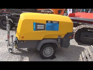 Atlas Copco XAS 88 Kd Mobile Air Compressor (2022) Exterior and Interior