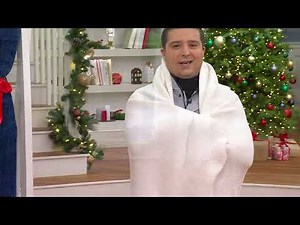 Home Reflections Luxe Knit Oversized Throw on QVC