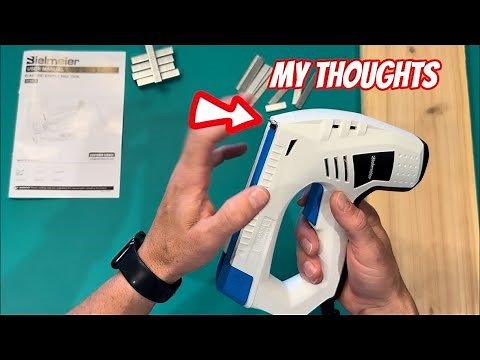 Bielmeier Electric Staple Gun, 2-in-1 Staple Gun Brad Nailer